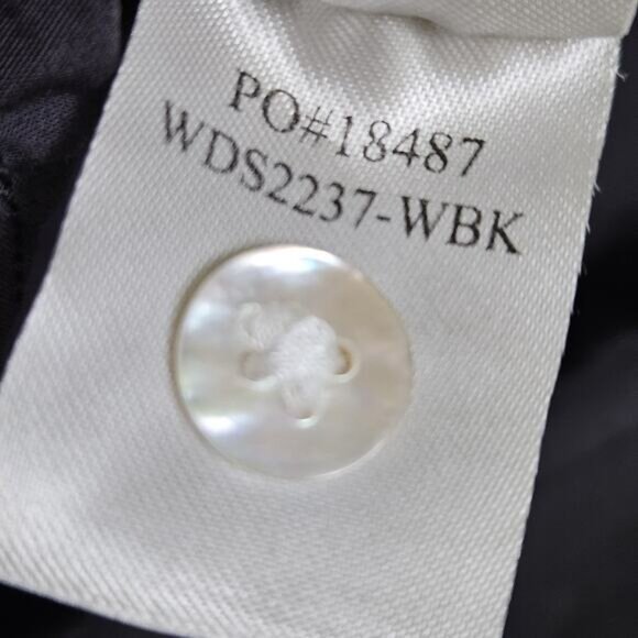 Faherty Whitney Organic Cotton Shirtdress Washed Black Casual Lagenlook Beachy M - Picture 13 of 16